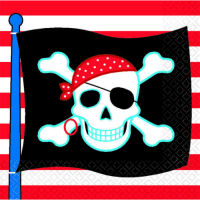 Pirate Party Beverage Napkins (16 ct)